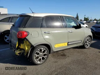 2014 FIAT 500L Trekking with VIN ZFBCFADH3EZ003725, listed as a Copart auction lot 79458564 with 92,914 mi miles and Salvage Title. Bid and sale history available at DreamBid. Image 3.