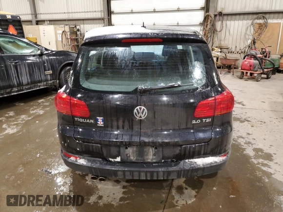 2013 Volkswagen Tiguan with VIN WVGHV7AX3DW520782, listed as a Copart auction lot 88778795 with 162,772 mi miles and Salvage Title. Bid and sale history available at DreamBid. Image 6.