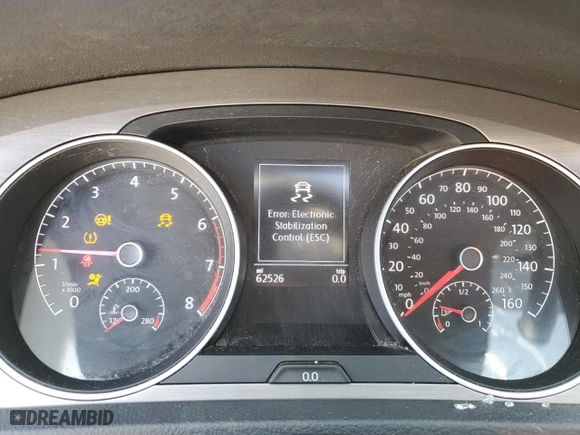 2017 Volkswagen Golf S with VIN 3VW217AU8HM067127, listed as a Copart auction lot 51107295 with 62,526 mi miles and Salvage Title. Bid and sale history available at carsss.com. Image 9.