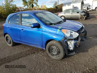 2017 Nissan Micra S z VIN 3N1CK3CP7HL265937, wystawiony jako Copart lot #75755424 z przebiegiem 150 924 mil mil oraz Szkody całkowita. Historia ofert i sprzedaży dostępna na DreamBid. Obrazek 4.