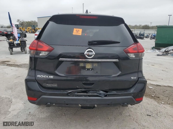 2019 Nissan Rogue SV with VIN JN8AT2MT3KW258867, listed as a Copart auction lot 45987135 with 80,758 mi miles and Non Repairable. Bid and sale history available at carsss.com. Image 6.