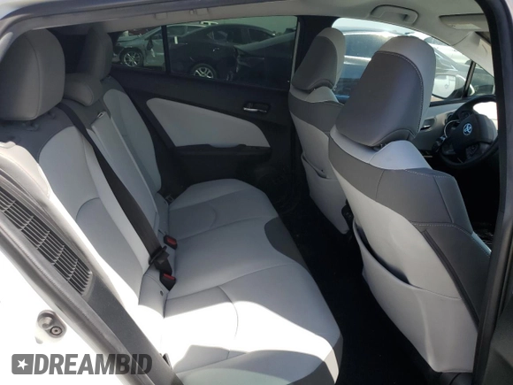 2021 Toyota Prius LE with VIN JTDKAMFP6M3184835, listed as a Copart auction lot 54198095 with 88,055 mi miles and Salvage Title. Bid and sale history available at DreamBid. Image 10.