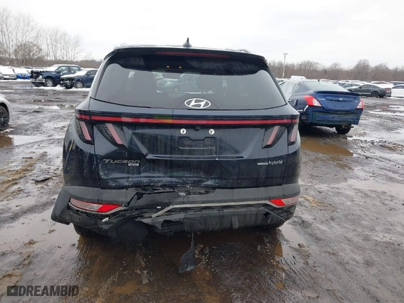 2022 Hyundai Tucson Hybrid Blue with VIN KM8JBCA10NU076420, listed as a IAAI auction lot 41569194 with 43,181 mi miles. Bid and sale history available at carsss.com. Image 17.