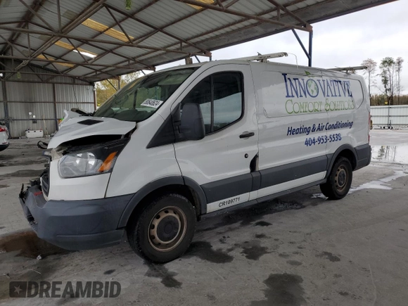 2017 Ford Transit with VIN 1FTYE1YM3HKA15433, listed as a Copart auction lot 80640624 with 191,235 mi miles and Salvage title. Bid and sale history available at DreamBid. Image 1.