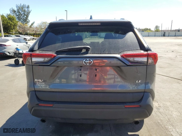 2021 Toyota RAV4 LE with VIN 2T3H1RFV6MC108648, listed as a Copart auction lot 49971865 with 144,273 mi miles and Salvage Title. Bid and sale history available at carsss.com. Image 6.