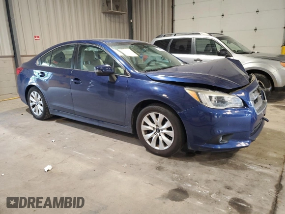 2015 Subaru Legacy Premium with VIN 4S3BNAH65F3002147, listed as a Copart auction lot 62460985 with 105,561 mi miles and Salvage title. Bid and sale history available at DreamBid. Image 4.