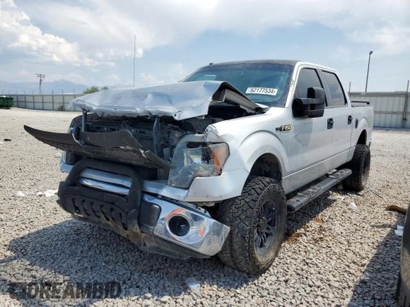 2009 Ford F-150 XL with VIN 1FTRW12879FA42609, listed as a Copart auction lot 62177534 with 157,629 mi miles and Salvage Title. Bid and sale history available at carsss.com. Image 1.