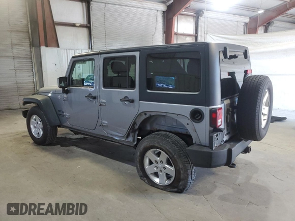 2014 Jeep Wrangler Unlimited Sport with VIN 1C4BJWDG6EL104739, listed as a Copart auction lot 62845045 with 167,155 mi miles and Clean title. Bid and sale history available at DreamBid. Image 2.