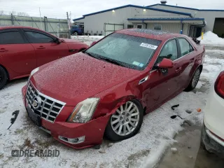 2012 Cadillac CTS with VIN 1G6DM5E3XC0145916, listed as a Copart auction lot 47287295 with 146,221 mi miles and Salvage Title. Bid and sale history available at DreamBid. Image 1.