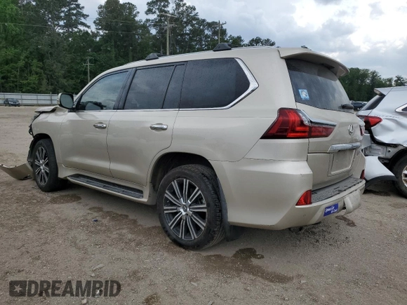 2020 Lexus LX 570 z VIN JTJDY7AX3L4316596, wystawiony jako Copart lot #53834125 z przebiegiem Nie podano mil oraz Szkoda całkowita • Salvage title. Historia ofert i sprzedaży dostępna na DreamBid. Obrazek 2.