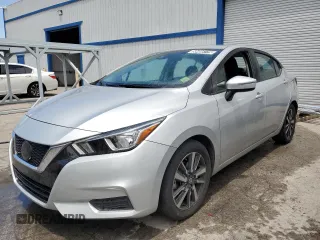2021 Nissan Versa SV z VIN 3N1CN8EV0ML843015, wystawiony jako Copart lot #58406775 z przebiegiem 87 979 mil mil oraz Czysty tytuł • Clean title. Historia ofert i sprzedaży dostępna na DreamBid. Obrazek 1.