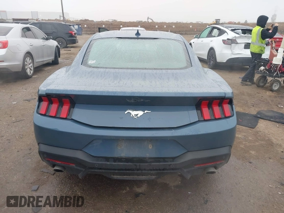 2024 Ford Mustang EcoBoost with VIN 1FA6P8TH2R5105358, listed as a IAAI auction lot 41503847 with 63,099 mi miles. Bid and sale history available at carsss.com. Image 16.