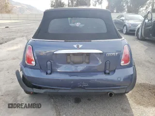 2007 MINI Convertible with VIN WMWRF33537TF66807, listed as a Copart auction lot 43664845 with 91,079 mi miles and Salvage Title. Bid and sale history available at DreamBid. Image 6.