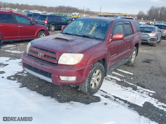 2005 Toyota 4Runner SR5 with VIN JTEBU14R458039545, listed as a IAAI auction lot 41436857 with 225,110 mi miles. Bid and sale history available at carsss.com. Image 17.