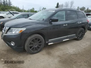 2016 Nissan Pathfinder Platinum with VIN 5N1AR2MM5GC671431, listed as a Copart auction lot 54074045 with 174,615 mi miles and Clean title. Bid and sale history available at DreamBid. Image 1.
