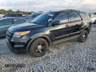 2015 Ford Utility Police Interceptor with VIN 1FM5K8AR3FGA21223, listed as a Copart auction lot 83549804 with 100,974 mi miles and Salvage Title. Bid and sale history available at carsss.com. Image 1.