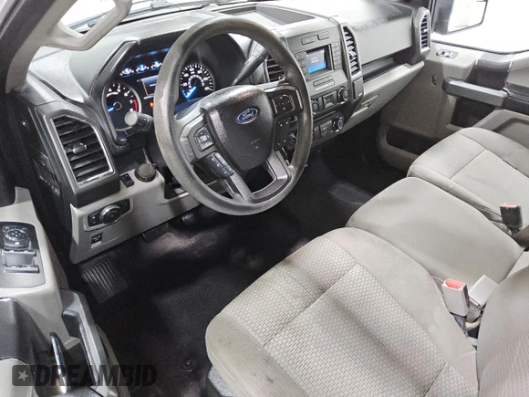 2017 Ford F-150 XL with VIN 1FTEX1C87HKC37500, listed as a Copart auction lot 60528085 with 166,703 mi miles and Clean title. Bid and sale history available at DreamBid. Image 8.
