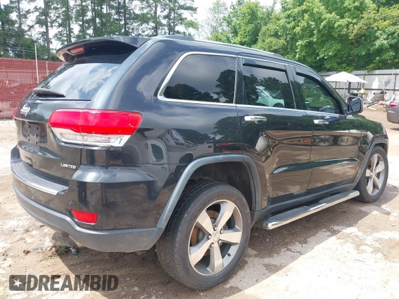 2014 Jeep Grand Cherokee Limited with VIN 1C4RJFBT7EC417586, listed as a IAAI auction lot 42415849 with 133,267 mi miles and . Bid and sale history available at DreamBid. Image 4.