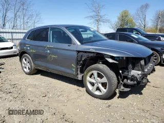 2020 Audi Q5 Premium Plus with VIN WA1BNAFY2L2068669, listed as a Copart auction lot 53260195 with 41,900 mi miles and Salvage Title. Bid and sale history available at carsss.com. Image 4.