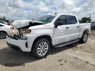 2021 Chevrolet Silverado 1500 Custom with VIN 1GCPWBEH1MZ150384, listed as a Copart auction lot 65325534 with 44,197 mi miles and Salvage Title. Bid and sale history available at DreamBid. Image 1.