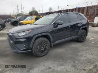 2021 Toyota RAV4 LE with VIN 2T3K1RFV6MW104779, listed as a Copart auction lot 49537905 with 45,461 mi miles and Salvage Title. Bid and sale history available at carsss.com. Image 1.