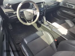2017 Cadillac ATS-V with VIN 1G6AN1RY1H0201201, listed as a Copart auction lot 49400535 with 27,588 mi miles and Salvage Title. Bid and sale history available at carsss.com. Image 8.