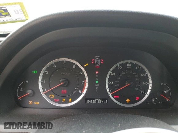 2011 Honda Accord EX-L z VIN 1HGCP3F81BA003186, wystawiony jako Copart lot #57966005 z przebiegiem 154 835 mil mil oraz Szkoda całkowita • Salvage title. Historia ofert i sprzedaży dostępna na DreamBid. Obrazek 9.