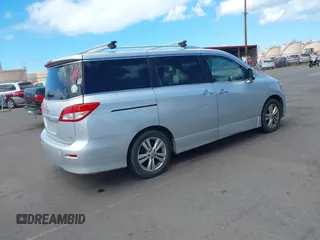 2014 Nissan Quest S with VIN JN8AE2KP7E9100163, listed as a IAAI auction lot 42235765 with 134,016 mi miles and . Bid and sale history available at DreamBid. Image 4.