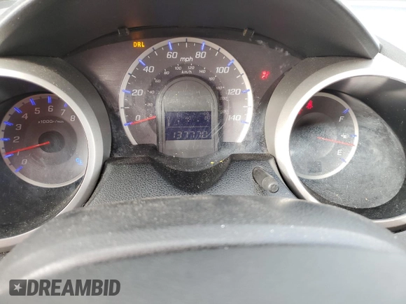 2010 Honda Fit Sport with VIN JHMGE8H44AS021590, listed as a Copart auction lot 52333635 with 137,770 mi miles and Salvage title. Bid and sale history available at DreamBid. Image 9.