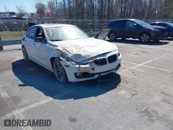 2013 BMW 3 Series 328i with VIN WBA3A5G59DNP25529, listed as a IAAI auction lot 41826295 with 95,091 mi miles. Bid and sale history available at carsss.com. Image 1.