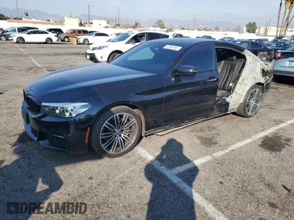 2018 BMW 5 Series 530i with VIN WBAJA5C59JWA36905, listed as a Copart auction lot 42958585 with 54,290 mi miles and Salvage Title. Bid and sale history available at DreamBid. Image 1.