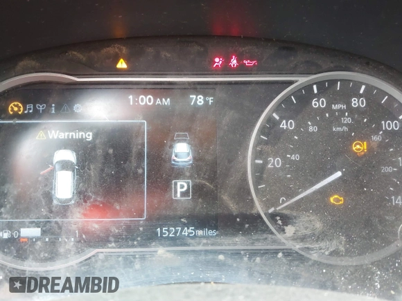 2019 Nissan Kicks SR with VIN 3N1CP5CUXKL492775, listed as a IAAI auction lot 41781059 with 152,745 mi miles. Bid and sale history available at carsss.com. Image 7.