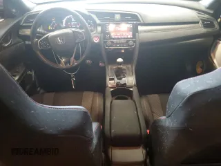 2019 Honda Civic Si with VIN 2HGFC1E55KH705260, listed as a Copart auction lot 51404525 with 79,528 mi miles and Salvage Title. Bid and sale history available at DreamBid. Image 8.