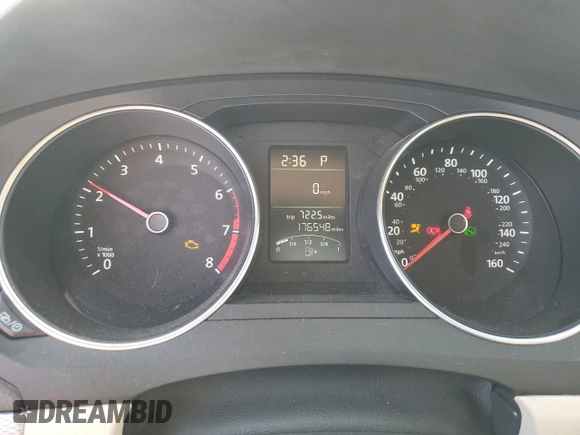 2015 Volkswagen Jetta Sedan 1.8T SE w/Connectivity with VIN 3VWD07AJ0FM305731, listed as a Copart auction lot 46712215 with 176,548 mi miles and Salvage Title. Bid and sale history available at carsss.com. Image 9.