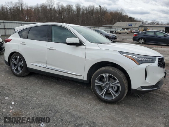 2023 Acura RDX w/Advance Package with VIN 5J8TC2H75PL004623, listed as a Copart auction lot 46921894 with 17,104 mi miles. Bid and sale history available at carsss.com. Image 4.