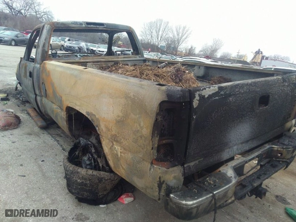 2007 Chevrolet Silverado 2500HD Classic Work Truck with VIN 1GCHK24U67E189014, listed as a IAAI auction lot 36565205 with NaN miles. Bid and sale history available at carsss.com. Image 3.