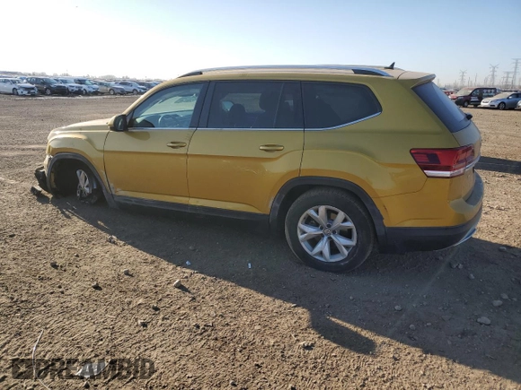 2018 Volkswagen Atlas SE z VIN 1V2DR2CA4JC529022, wystawiony jako Copart lot #48914745 z przebiegiem 88 887 mil mil oraz Szkoda całkowita • Salvage title. Historia ofert i sprzedaży dostępna na DreamBid. Obrazek 2.