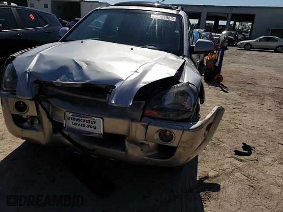 2006 Hyundai Tucson GLS with VIN KM8JN12DX6U393837, listed as a Copart auction lot 75961954 with 215,906 mi miles and Salvage Title. Bid and sale history available at carsss.com. Image 12.