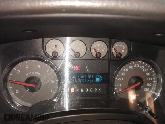 2009 Ford F-150 XL with VIN 1FTPW14V99KC52243, listed as a IAAI auction lot 41500479 with 186,304 mi miles and . Bid and sale history available at DreamBid. Image 7.