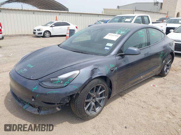 2023 Tesla Model 3 with VIN 5YJ3E1EA5PF565071, listed as a IAAI auction lot 42232719 with 15,389 mi miles and . Bid and sale history available at DreamBid. Image 20.