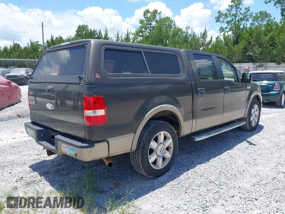 2006 Ford F-150 XLT with VIN 1FTPW12556FA21699, listed as a IAAI auction lot 42712943 with 334,241 mi miles and . Bid and sale history available at DreamBid. Image 4.
