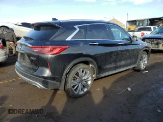 2021 Infiniti QX50 SENSORY with VIN 3PCAJ5CB0MF114230, listed as a Copart auction lot 46273185 with 47,328 mi miles and Salvage Title. Bid and sale history available at carsss.com. Image 3.