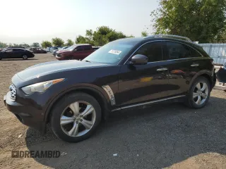 2011 Infiniti FX35 with VIN JN8AS1MW6BM733043, listed as a Copart auction lot 71278394 with 234,964 mi miles and Salvage Title. Bid and sale history available at carsss.com. Image 1.