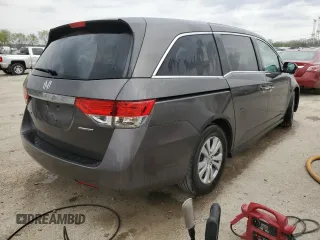 2016 Honda Odyssey SE with VIN 5FNRL5H33GB155907, listed as a Copart auction lot 53919625 with 119,198 mi miles and Salvage Title. Bid and sale history available at DreamBid. Image 3.