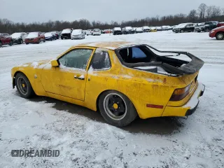 1984 Porsche 944 z VIN WP0AA0944EN456763, wystawiony jako Copart lot #46311845 z przebiegiem 15 364 mil mil oraz Czysty tytuł • Clean title. Historia ofert i sprzedaży dostępna na DreamBid. Obrazek 2.