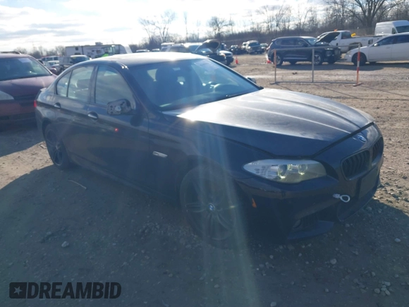 2013 BMW 5 Series 550i xDrive with VIN WBAFU9C50DDY70756, listed as a IAAI auction lot 41465006 with 161,615 mi miles and . Bid and sale history available at carsss.com. Image 1.