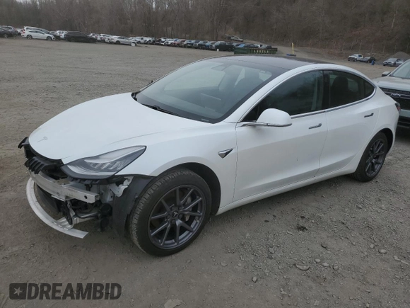 2020 Tesla Model 3 Standard Range Plus z VIN 5YJ3E1EA2LF645406, wystawiony jako Copart lot #52493395 z przebiegiem 102 126 mil mil oraz Szkoda całkowita • Salvage title. Historia ofert i sprzedaży dostępna na DreamBid. Obrazek 1.