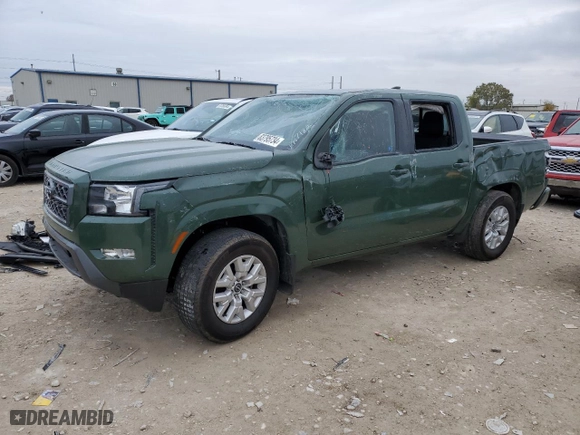 2022 Nissan Frontier S with VIN 1N6ED1EJ8NN627182, listed as a Copart auction lot 83795734 with 40,408 mi miles and Salvage Title. Bid and sale history available at carsss.com. Image 1.
