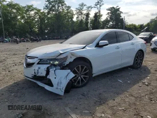 2016 Acura TLX Technology with VIN 19UUB3F59GA001251, listed as a Copart auction lot 56684515 with 89,944 mi miles and Salvage title. Bid and sale history available at DreamBid. Image 1.