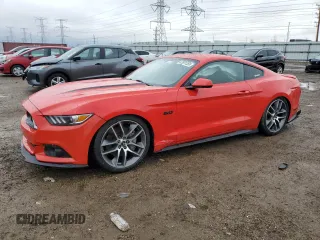 2015 Ford Mustang GT with VIN 1FA6P8CF4F5362273, listed as a Copart auction lot 47681355 with 88,927 mi miles and Salvage Title. Bid and sale history available at carsss.com. Image 1.